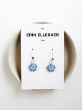 Load image into Gallery viewer, Forget-me-not Dainty Dangle (Silver) Earrings