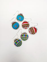 Load image into Gallery viewer, Holiday Bulbs Dangle Earrings