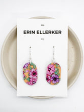 Load image into Gallery viewer, Wild Orange Medium Dangle Earrings