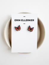 Load image into Gallery viewer, Monarch Butterfly Studs