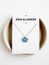 Load image into Gallery viewer, Forget-me-not Simple Gold Necklace