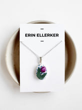 Load image into Gallery viewer, Spring Tulips Single Tulip Necklace (Purple)