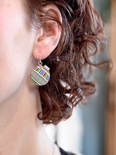 Load image into Gallery viewer, Holiday Bulbs Dangle Earrings