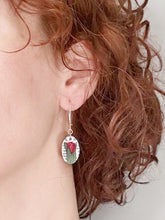 Load image into Gallery viewer, Spring Tulips Small Dangle Earrings (Red)
