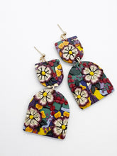 Load image into Gallery viewer, Fall Kaleidoscope Large Dangle Earrings
