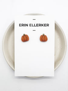 Pumpkin Stud Earrings