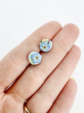 Load image into Gallery viewer, Watercolour Forget-Me-Nots Mini Stud
