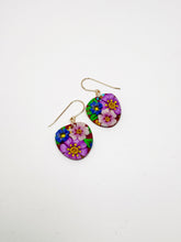 Load image into Gallery viewer, Burgundy Bouquet Small Dangle Earrings
