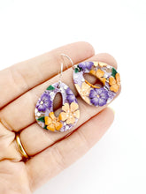 Load image into Gallery viewer, Lavender Marmalade Cut-Out Dangle Earrings
