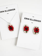 Load image into Gallery viewer, Poppy Oval Stud Earrings
