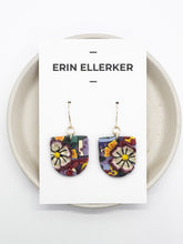 Load image into Gallery viewer, Fall Kaleidoscope Reverse Arch Dangle Earrings
