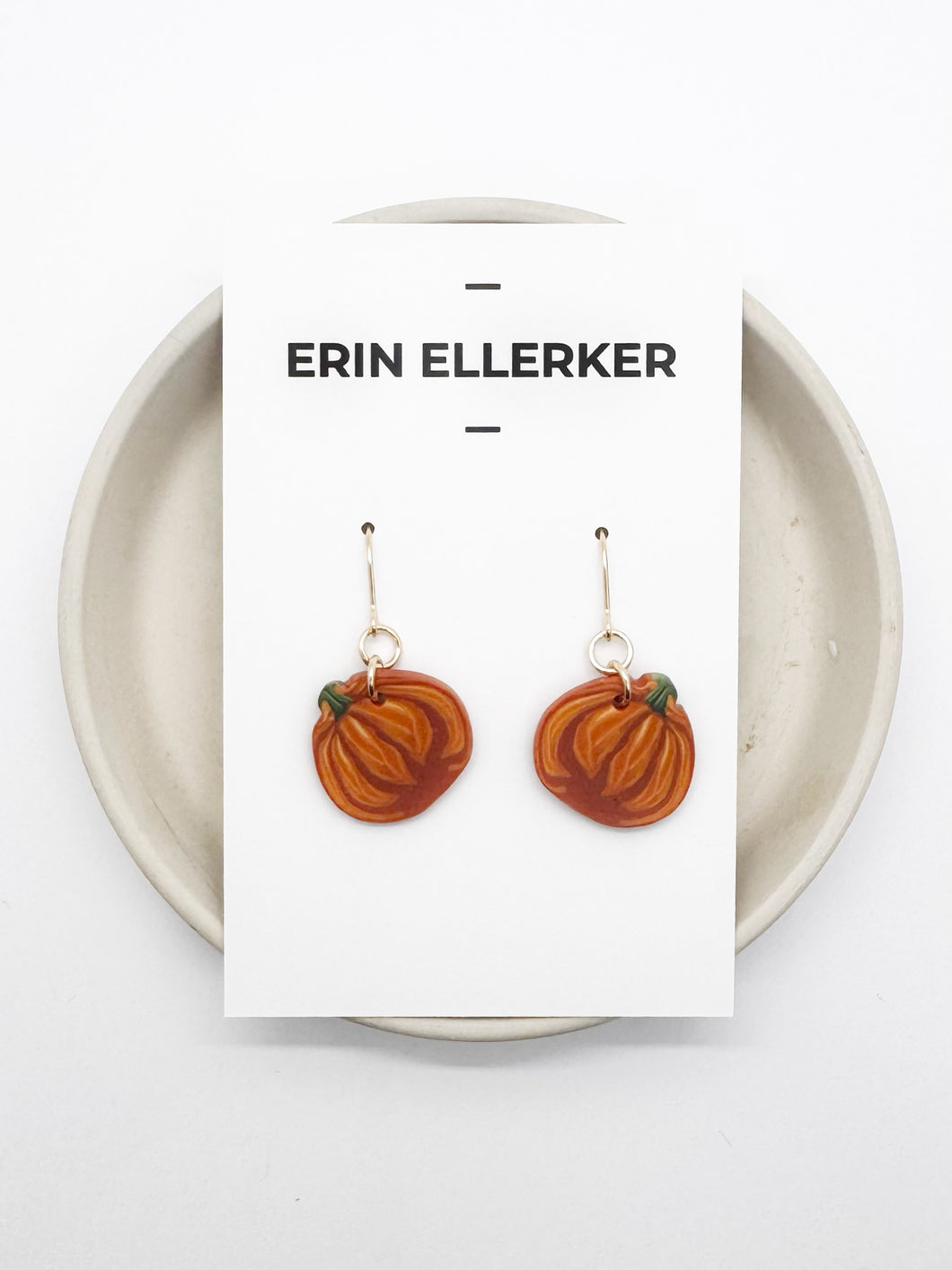 Pumpkin Dangle Earrings