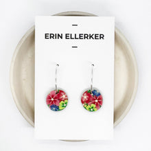 Load image into Gallery viewer, Jardin Vert Circle Hoop Earrings
