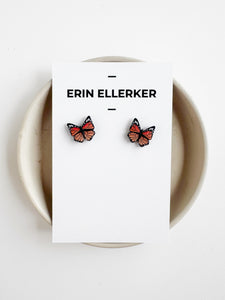 Monarch Butterfly Studs