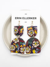 Load image into Gallery viewer, Fall Kaleidoscope Large Dangle Earrings

