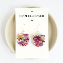 Load image into Gallery viewer, Pansy Medium Dangle Earrings
