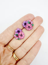 Load image into Gallery viewer, Stormy Pinks Statement Stud Earrings
