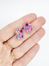 Load image into Gallery viewer, Wild Orange Stud Earrings
