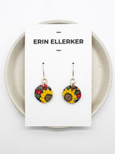 Load image into Gallery viewer, Sunflower Bouquet Small Dangle Earrings
