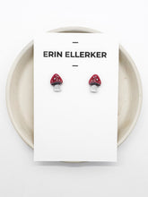 Load image into Gallery viewer, Mini Mushroom Stud Earrings
