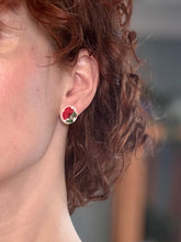 Load image into Gallery viewer, Poppy Circle Stud Earrings
