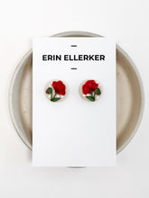 Load image into Gallery viewer, Poppy Circle Stud Earrings
