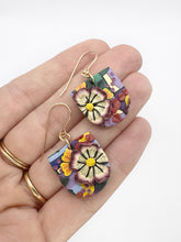 Load image into Gallery viewer, Fall Kaleidoscope Reverse Arch Dangle Earrings
