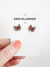 Load image into Gallery viewer, Monarch Butterfly Studs
