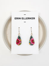 Load image into Gallery viewer, Pink &amp; Teal Mini Dangle Earrings
