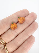 Load image into Gallery viewer, Pumpkin Stud Earrings
