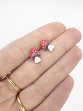 Load image into Gallery viewer, Mini Mushroom Stud Earrings
