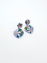 Load image into Gallery viewer, Spring Pastels Diamond Dangle Earrings
