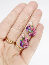 Load image into Gallery viewer, Wild Orange Mini Dangle Earrings
