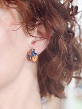 Load image into Gallery viewer, Indigo Garden Stud Earrings
