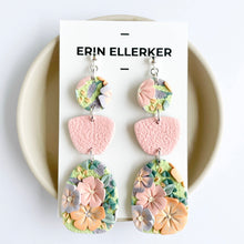 Load image into Gallery viewer, Pastel Bouquet Large Statement Earrings
