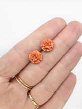 Load image into Gallery viewer, Marigold Flower Stud Earrings (Small)
