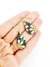 Load image into Gallery viewer, Dusky Daisies Small Dangle Earrings
