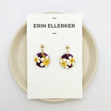 Load image into Gallery viewer, Autumn Affair Mini Circle Dangle Earrings
