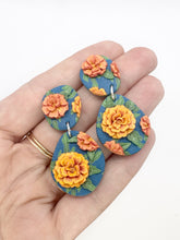 Load image into Gallery viewer, Marigold Large Dangle Earrings
