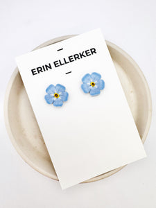 Forget-me-not Flower Stud