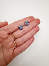Load image into Gallery viewer, Winter Blues Mini Stud Earrings
