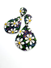 Load image into Gallery viewer, Dusky Daisies Statement Dangle Earrings
