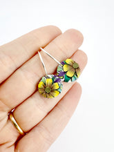 Load image into Gallery viewer, Shaded Sunset Hoop Earrings
