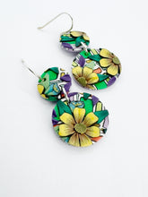 Load image into Gallery viewer, Shaded Sunset Double Dangle Earrings
