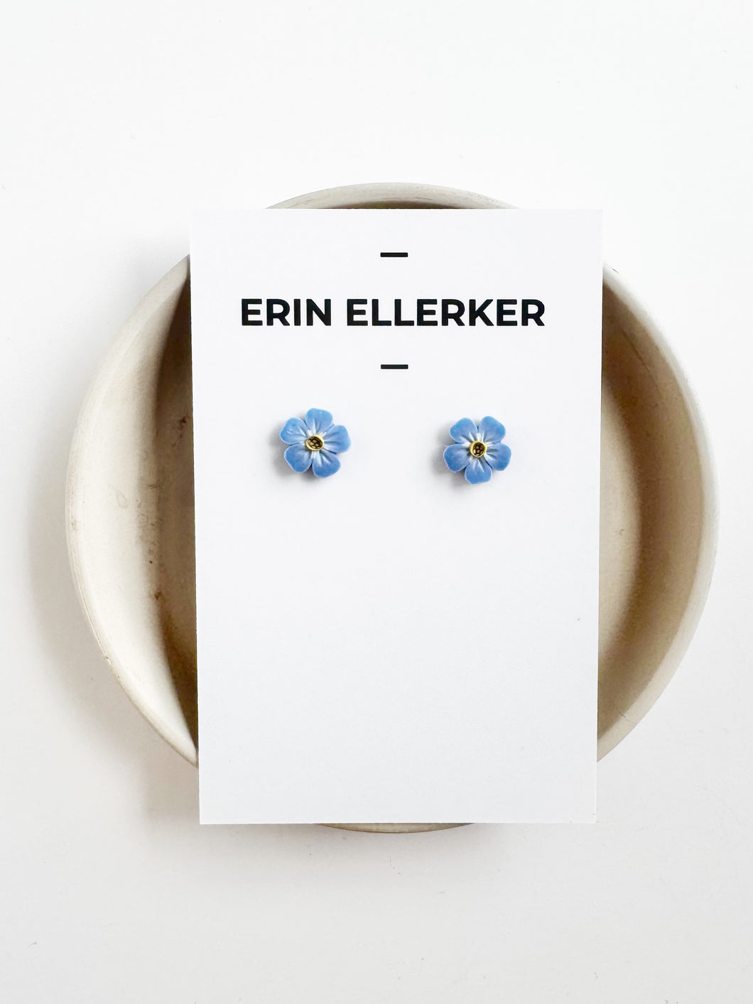 Forget-me-not Flower Stud