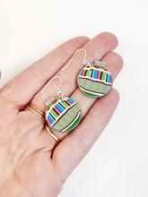 Load image into Gallery viewer, Holiday Bulbs Dangle Earrings
