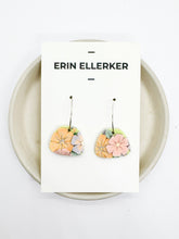 Load image into Gallery viewer, Pastel Bouquet Hoop Earrings
