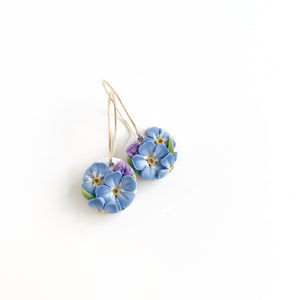 Forget-me-not Small Dangle Earrings