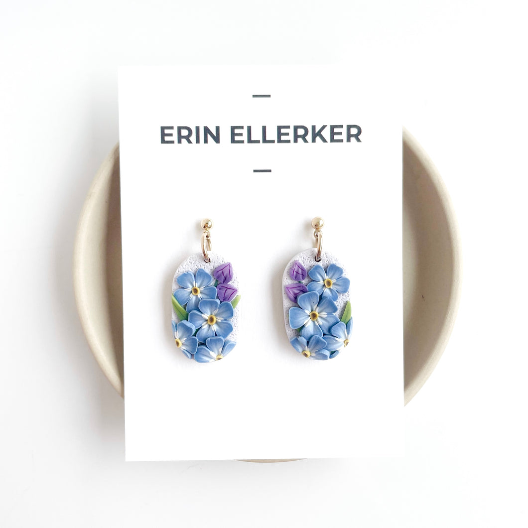 Forget-me-not Medium Dangle Earrings