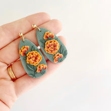Load image into Gallery viewer, Marigold Large Dangle Earrings
